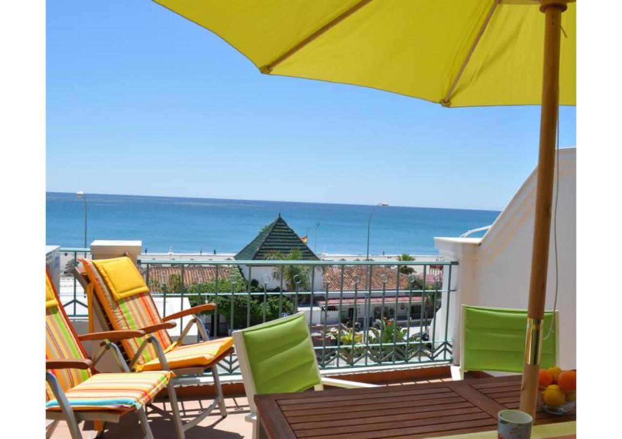Sunny Apartment On Burriana Beach Nerja Dış mekan fotoğraf